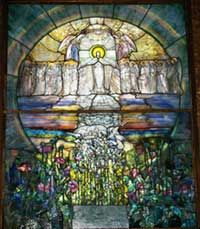 lake view cemetery cleveland ohio wade chapel stained glass window
